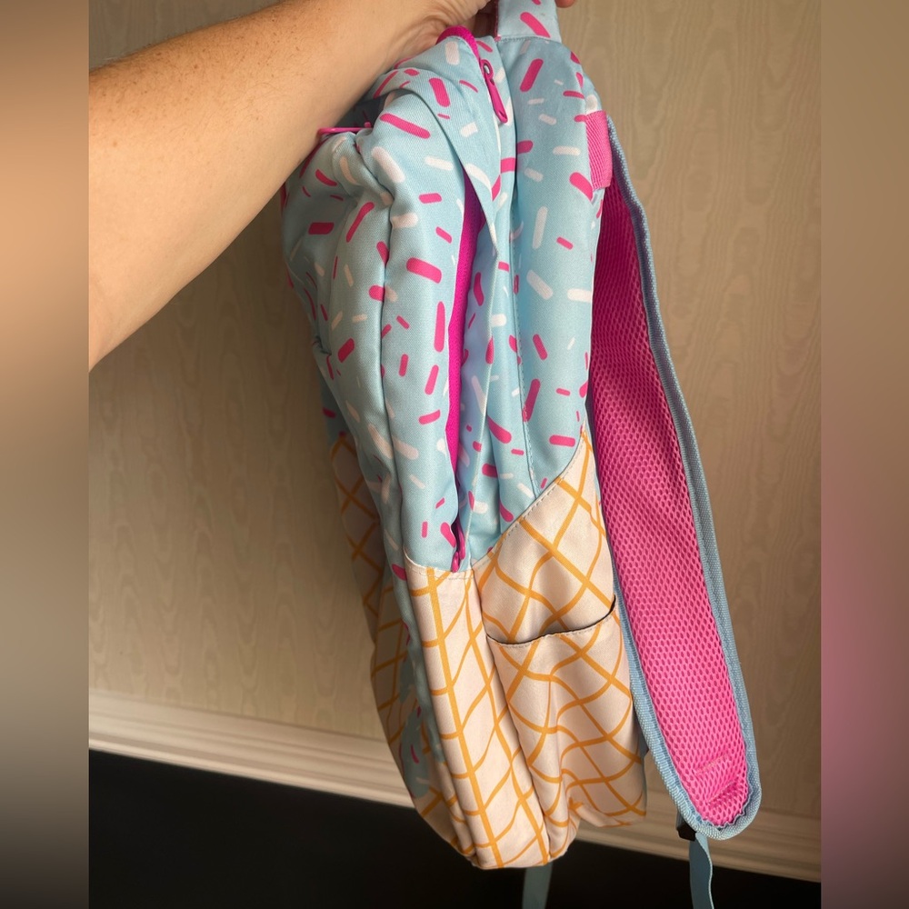 Baseball Lifestyle 101 Backpack Ice Cream Drip Cotton Candy Blue - Picture 5 of 10